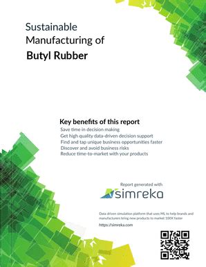 Sustainable Manufacturing of Butyl Rubber - Simreka