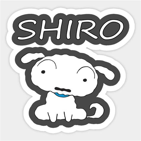 Shiro Shinchan pet dog Crayon Shin chan by lovilovi