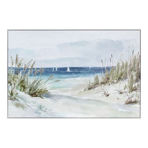 Ty Pennington Framed Coastal Canvas Wall Art, 36x24