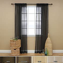 Creating Elegance and Style with Black Sheer Curtains « The Packrat Wifey