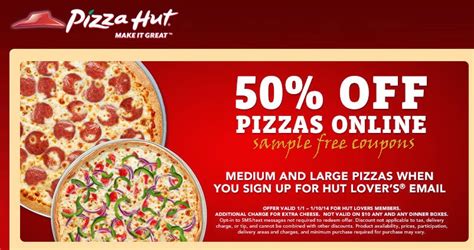 Pizza Hut Coupons October 2014