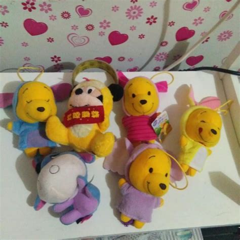 Original Disney Characters in Custome keychain Plush bundle, Hobbies & Toys, Toys & Games on ...