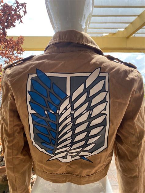 Attack on titan wings of freedom jacket, Women's Fashion, Coats, Jackets and Outerwear on Carousell