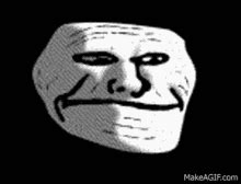 Troll Face Creepy Smile GIF - TrollFaceCreepySmile - Discover & Share GIFs