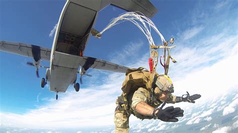 Special Operations Command Soldiers test RA-1 Double Bag Static Line ...