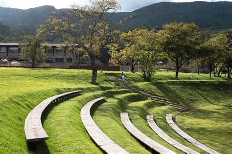 wild garden + amphitheater by z'scape enliven chinese hotel site