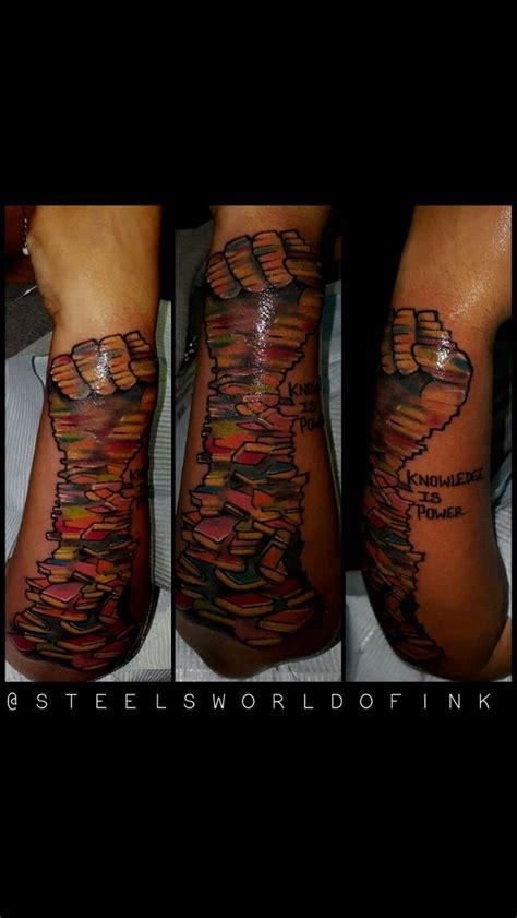 "Knowledge is power" Tattoo | Power tattoo, Tattoos, Body tattoos