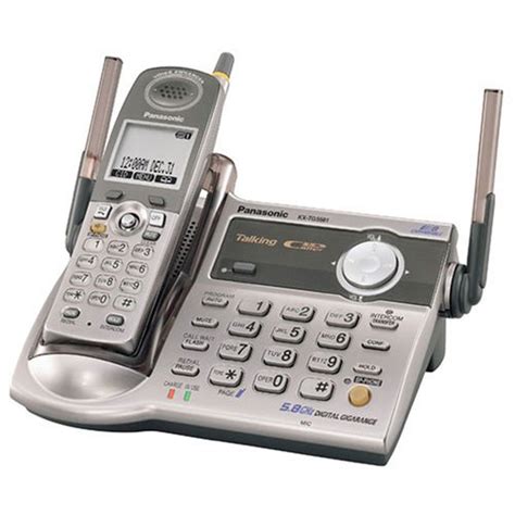 Cordless Phones With Talking Caller Id: Panasonic GigaRange KX-TG5561M ...