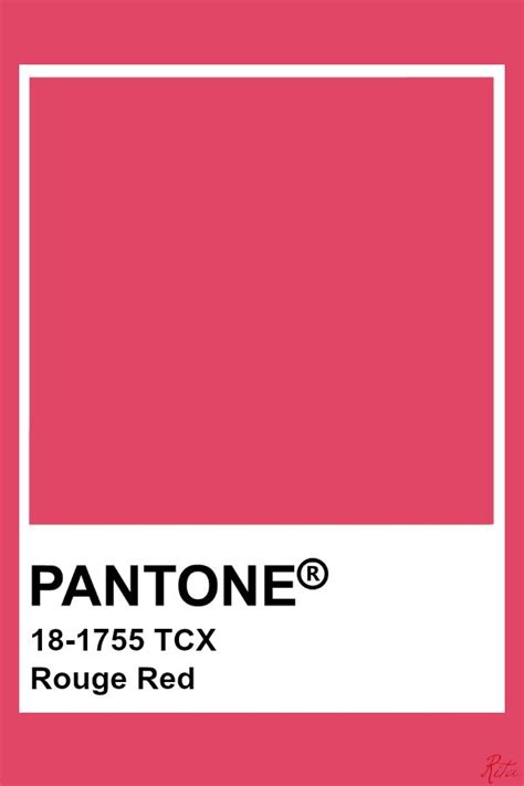 Pantone Rouge Red | Kleurenpalet