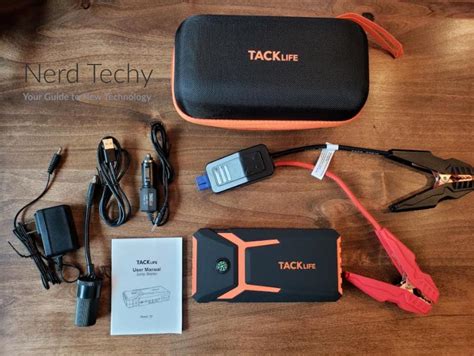 In-Depth Review of the Tacklife T8 Jump Starter - Nerd Techy