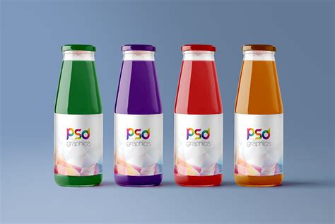 Juice Bottle Mockup Free PSD | PSD Graphics