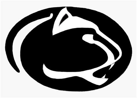 Penn State Logo Black And White