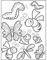 Free Insect Coloring Pages For Preschoolers & coloring Book sketch template