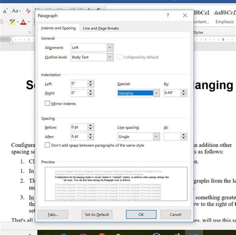 How to make first line indent in word - vietnamsop