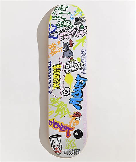 Monet Graffiti 8.0" Skateboard Deck