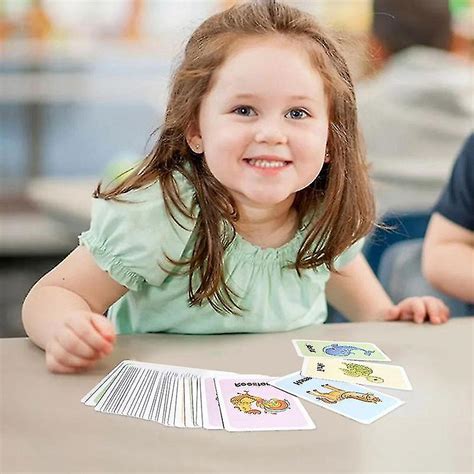 Caraele Flash Cards For Toddlers 36pcs Animal & Body Parts Sight Word ...