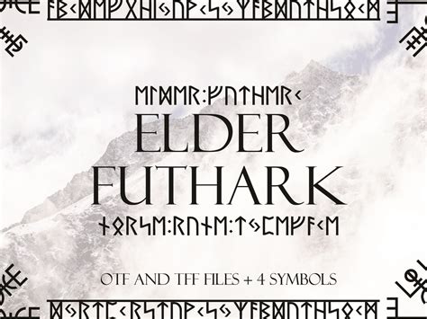 Elder Futhark Typeface by James Dene on Dribbble