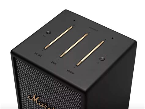 the mini marshall speaker is a tiny cube with huge sound (and alexa)