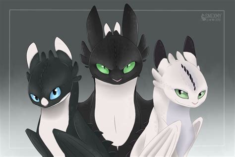 Night Lights Fury - HTTYD by SnexMy on DeviantArt