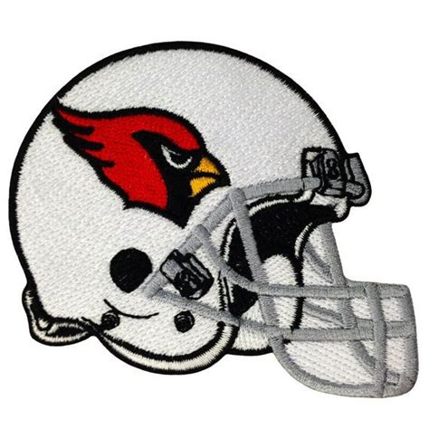 Arizona Cardinals Helmet Logo Embroidered Iron Patches | Helmet logo ...