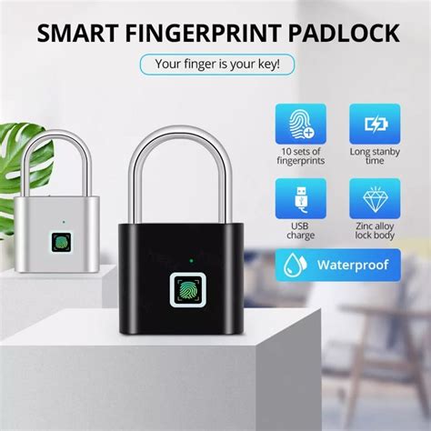 Fingerprint Smart Padlock - Customize Cage