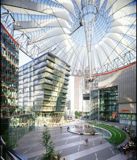 In the reconstruction of Berlin, Sony Center stands for a new technical vision and order. It is ...