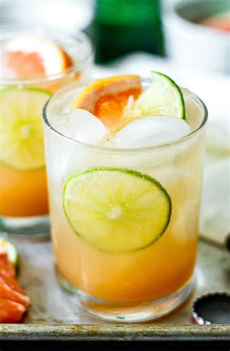 Healthy Grapefruit Paloma Mocktail - All the Healthy Things