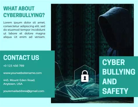 Bullying Brochure Templates - PhotoADKing