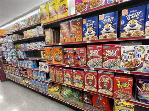 Family Dollar Retail Store Interior Cereal Side View Editorial Stock ...