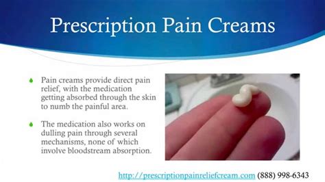 Prescription Pain Cream for Back Pain Relief (888) 998-6343 - YouTube