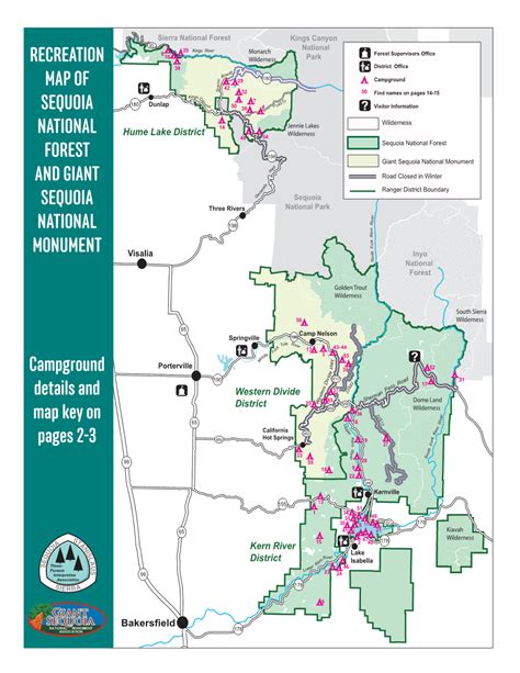 Guide to Campgrounds in the Sequoia National Forest - DocsLib