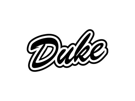 Duke Blue Devils Wordmark Logo PNG vector in SVG, PDF, AI, CDR format