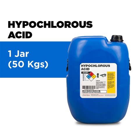 Hypochlorous Acid - Liquid Chlorine Disinfectant- Chemtex Kolkata