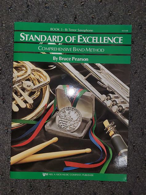 Standard Of Excellence Bb Tenor Saxophone Book 3 | Reverb