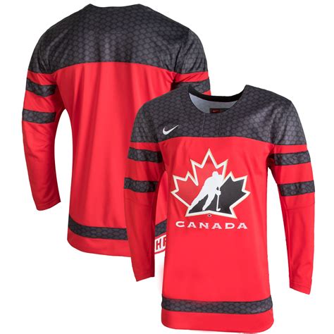 Men's Nike Red Hockey Canada - Team Replica Jersey