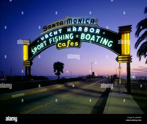 Santa Monica LOS ANGELES USA Stock Photo - Alamy