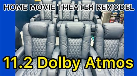 11.2 Dolby Atmos Home Movie Theater Remodel - YouTube