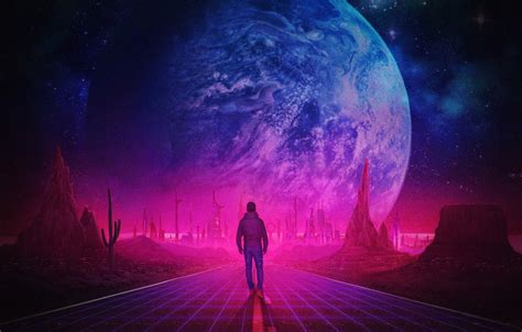 Synthwave | Synthwave, Neon wallpaper, Waves wallpaper