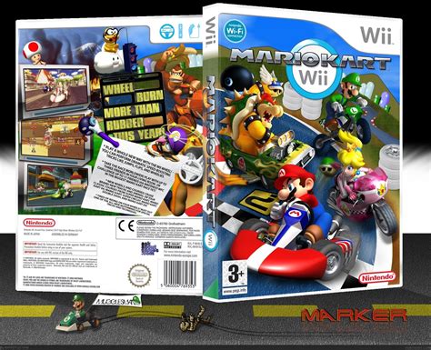 Mario Kart Wii Wii Box Art Cover by MARKER