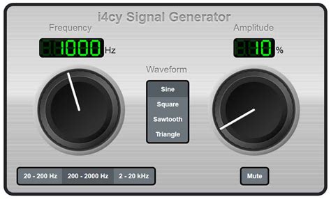 Audio Signal Generator - Free audio signal generator that works in a ...