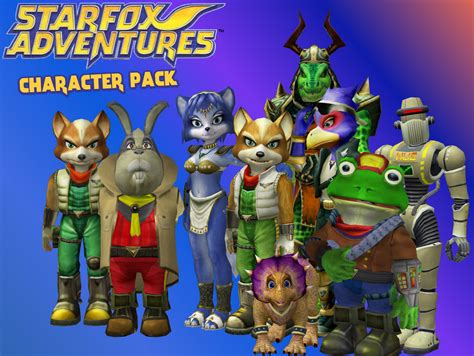 Star Fox Adventures - Character pack by Commitment2PurpleX2.deviantart ...