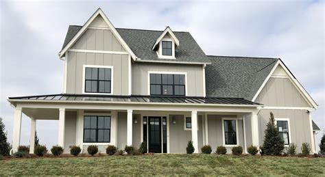 Dorian Gray Siding | Gray house exterior, Modern farmhouse exterior, Exterior house colors