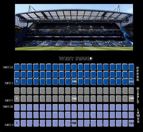 stamford bridge seating plan with seat numbers | Chelsea stadium, Seating plan, Stamford bridge