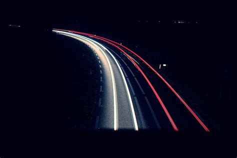 Highway at Night · Free Stock Photo