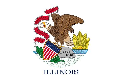 Illinois Flagga