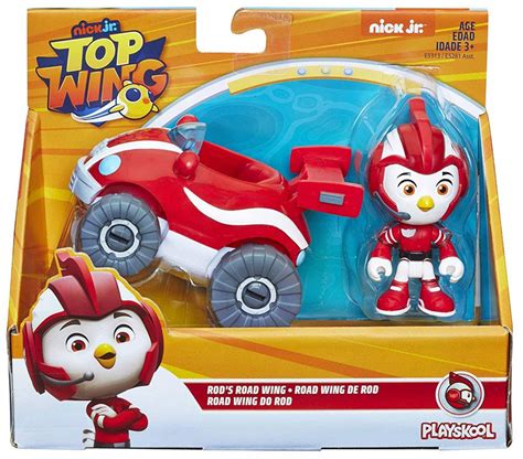 Nick Jr. Top Wing Rods Road Wing Figure Vehicle Hasbro - ToyWiz