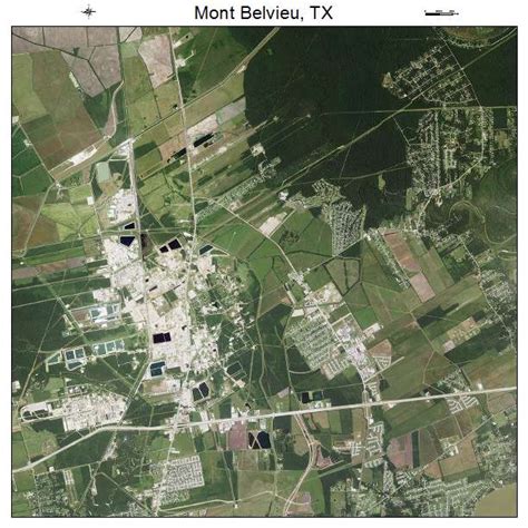 Aerial Photography Map of Mont Belvieu, TX Texas