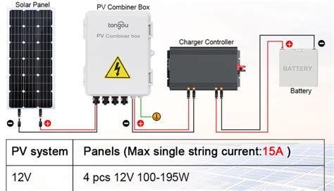 How to connect solar power system dc circuit breaker