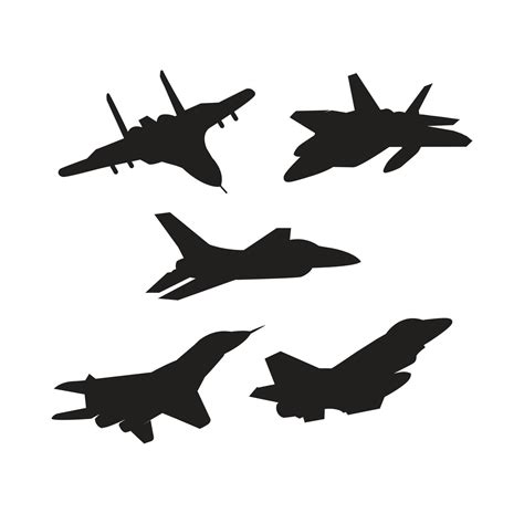 jet flight silhouette 11705593 Vector Art at Vecteezy