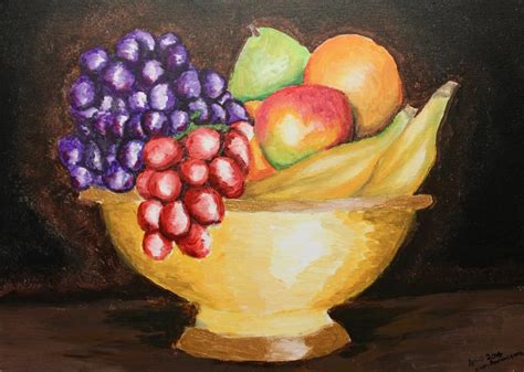 #fruitBowlPainting, Fruit Bowl Painting 20 popular pictures of 2019 ...